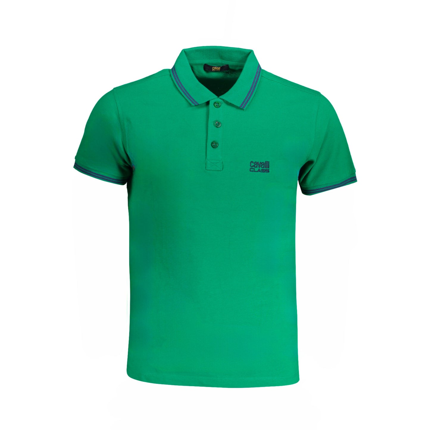 CAVALLI CLASS vyriški polo marškinėliai žali